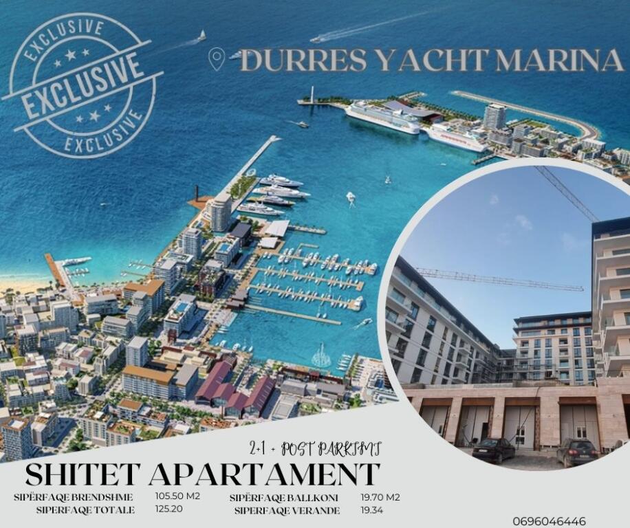 Shitet apartament Durres Yacht Marina EKSKULUZIVE