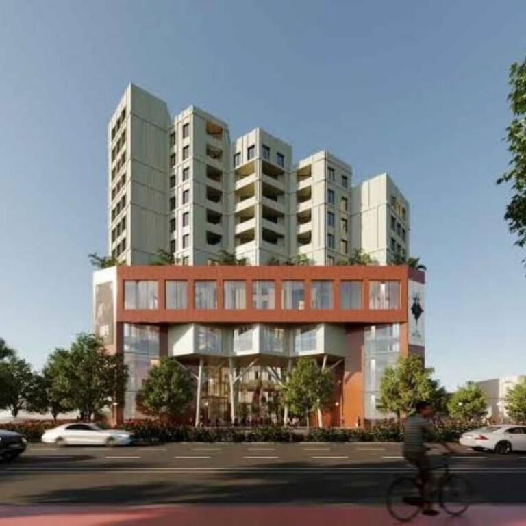 Apartment 1+1+Veranda for sale at a bargain price under 1450 euro/m2 at Collonade Residence in Zogu i Zi