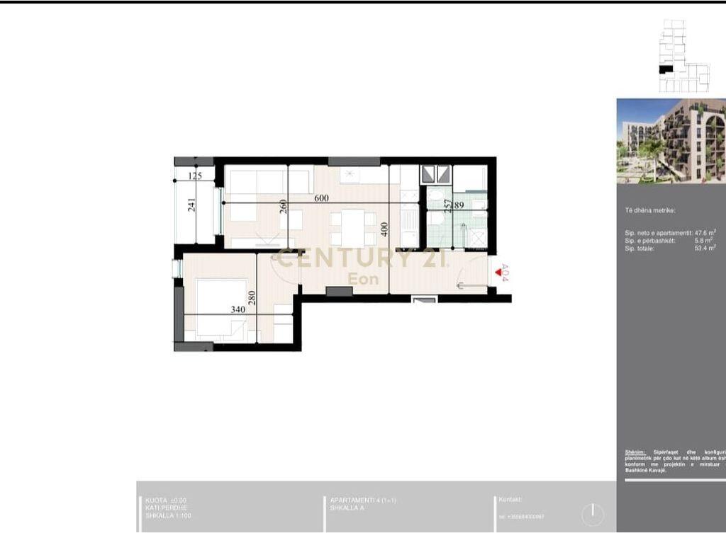 SALES HAVE STARTED AT THE RESIDENCE "PERLA E BREGUT" IN GOLEM!   58,740 €