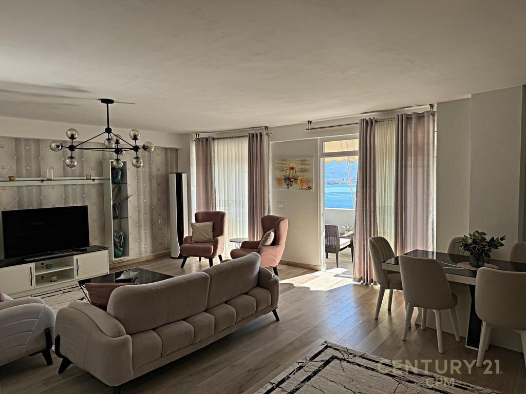 Luxury apartment 3+1+3 with sea view for sale in Saranda