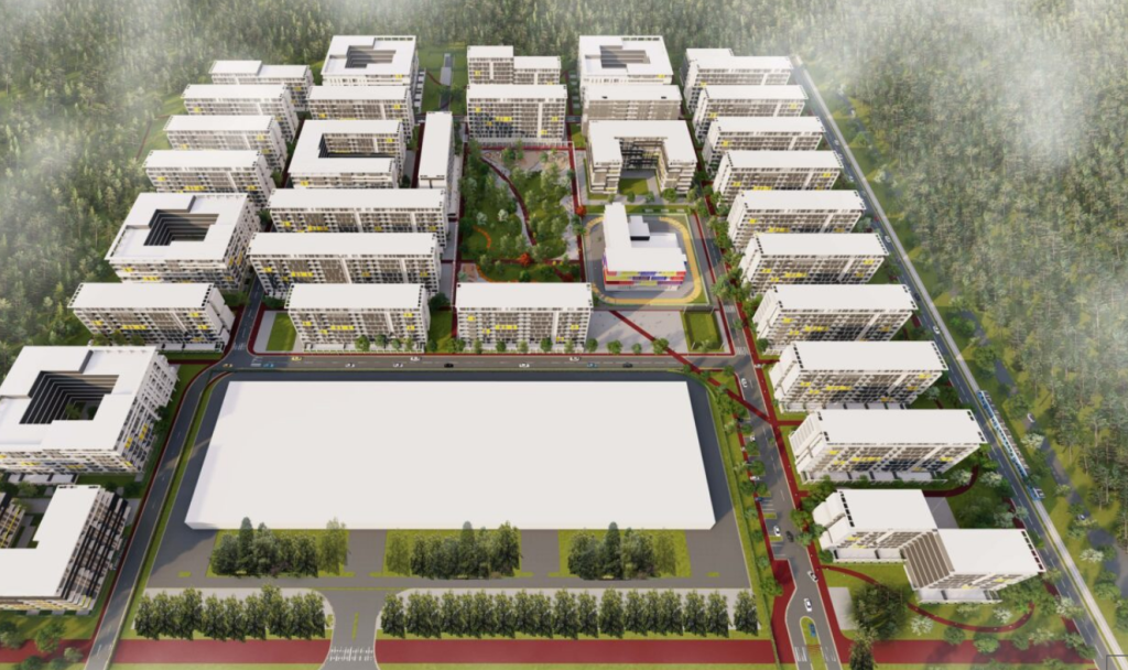 Apartament 2+1 ne Shitje Univers City Tirane