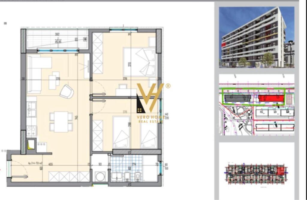 APARTMENT 2+1 FOR RENT AT UNIVERS CITY 52,000 LEKE