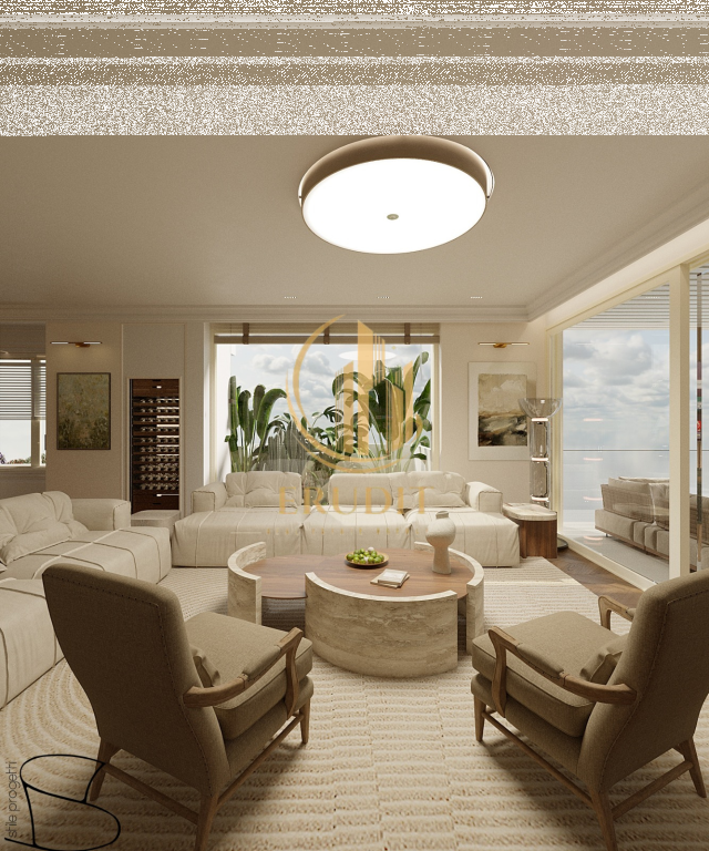 SHITET PENTHOUSE LUKSOZ 2+1 + 2 TUALETE  UJË I FTOHTË  ME VERANDË TË MADHE