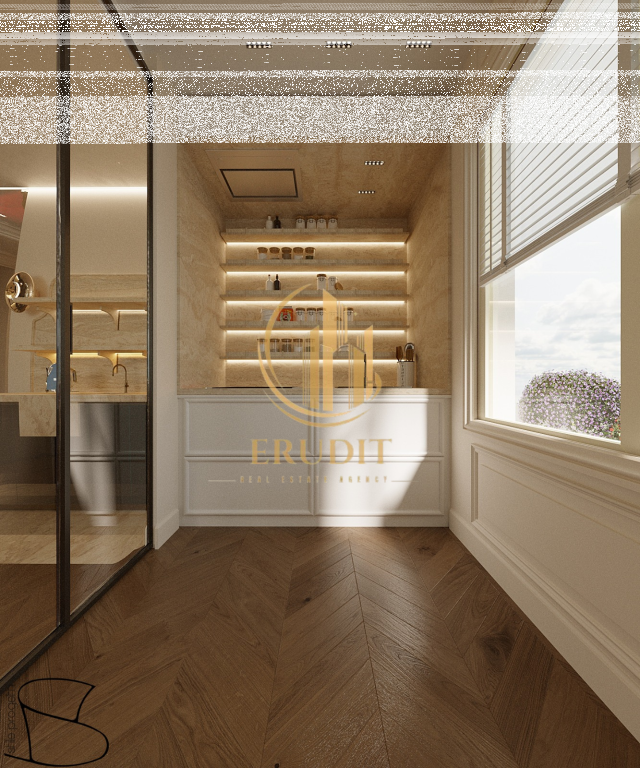 SHITET PENTHOUSE LUKSOZ 2+1 + 2 TUALETE  UJË I FTOHTË  ME VERANDË TË MADHE