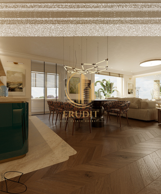 SHITET PENTHOUSE LUKSOZ 2+1 + 2 TUALETE  UJË I FTOHTË  ME VERANDË TË MADHE