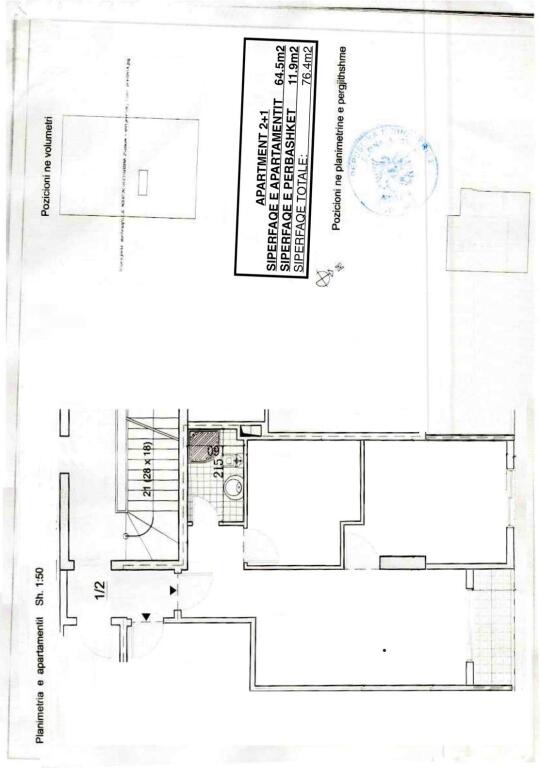 apartament 2+1 per shitje ne Astir