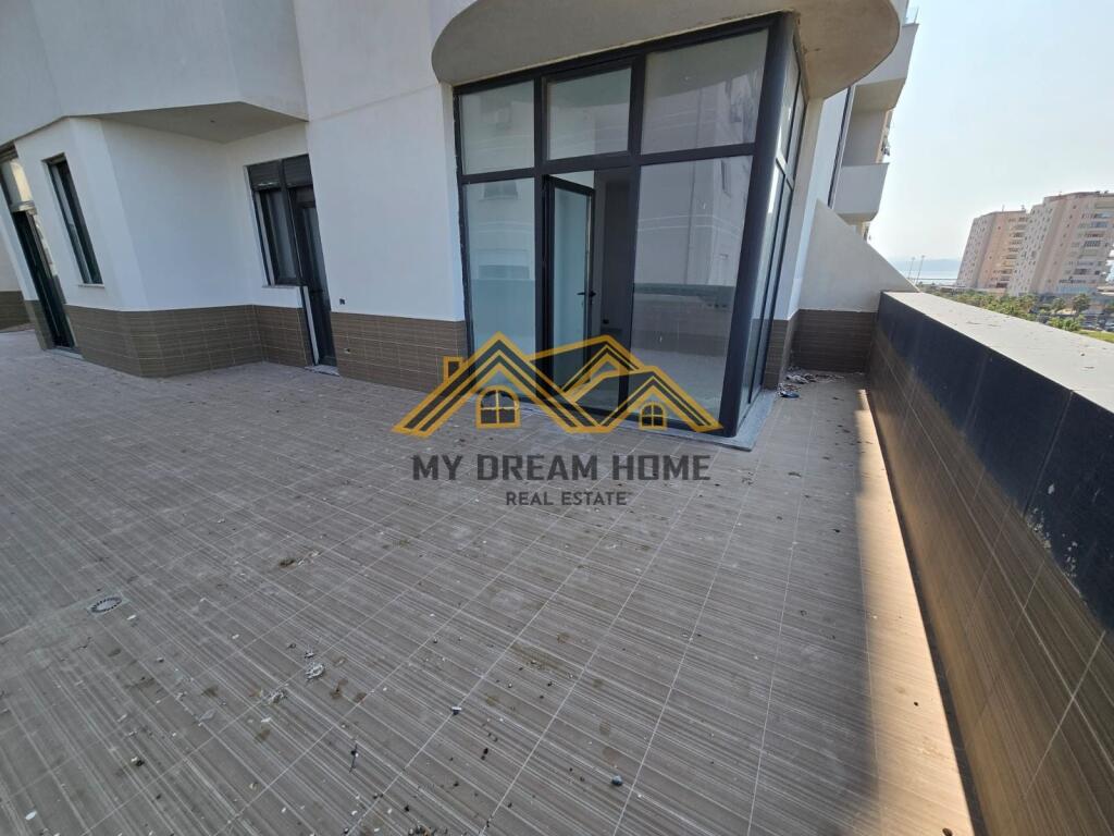 Apartment 2+1+2+Veranda for Sale in Vollga, Durres Full View of the Sea