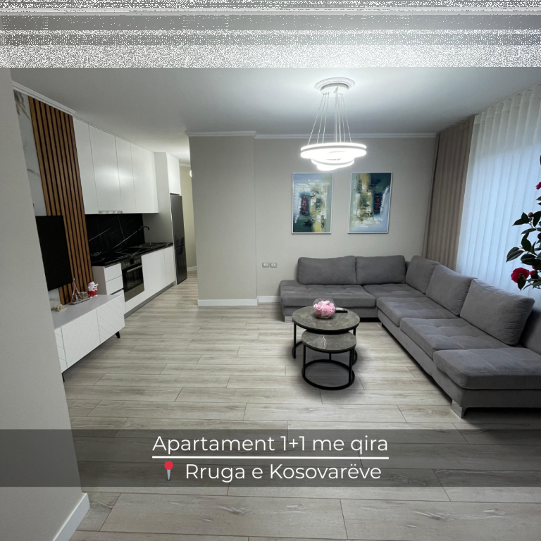 Apartament me qira 1+1 📍 Rruga e Kosovarëve