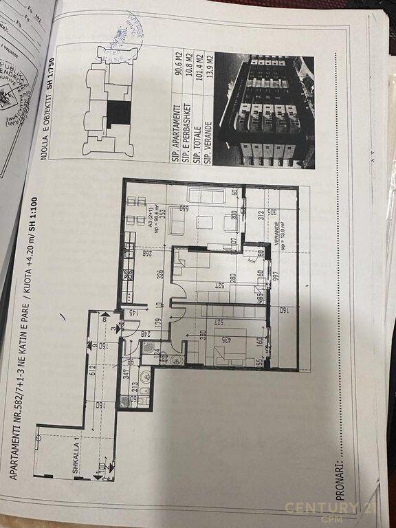 Apartment 2+1+2 For Sale in Fresku, Tirana