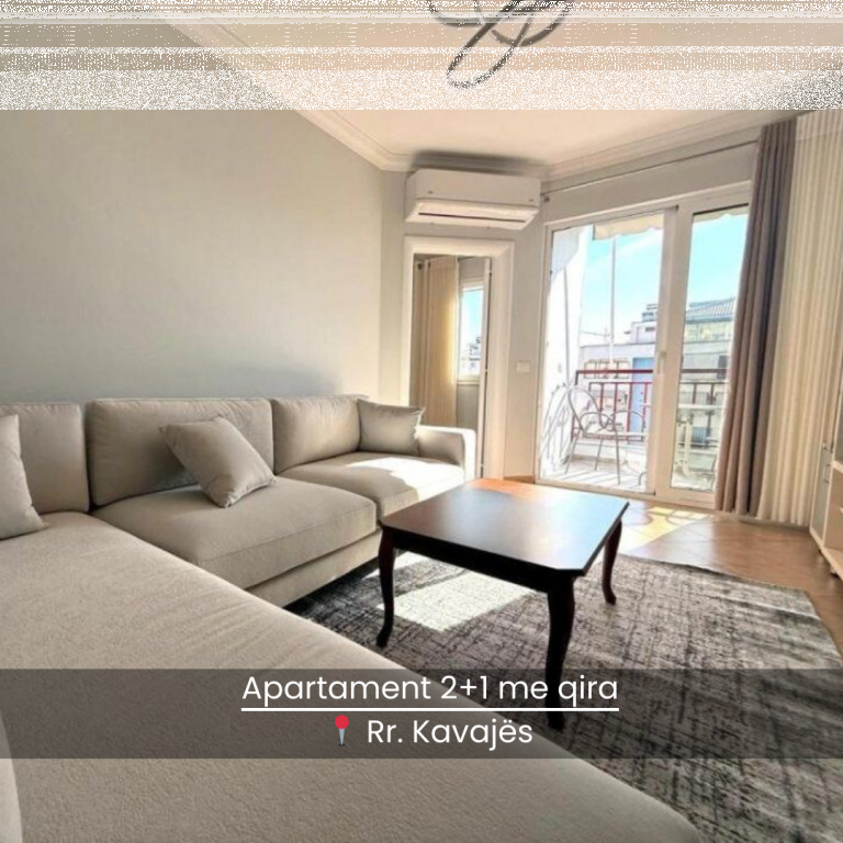 Apartment 2+1 for rent 📍 Kavaja Street, behind the Catholic Church