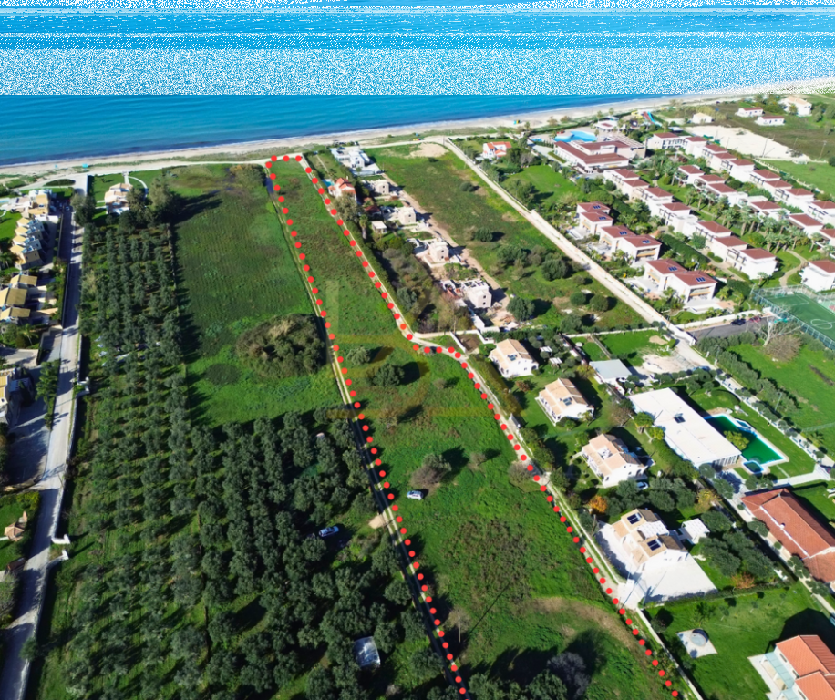 TOKË BREGDETARE PËR SHITJE – ALMYROS, KORFUZI VERIOR, GREQI