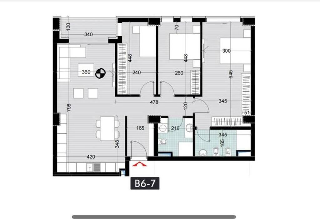 Apartament 3+1 per shitje ne Paskuqan!