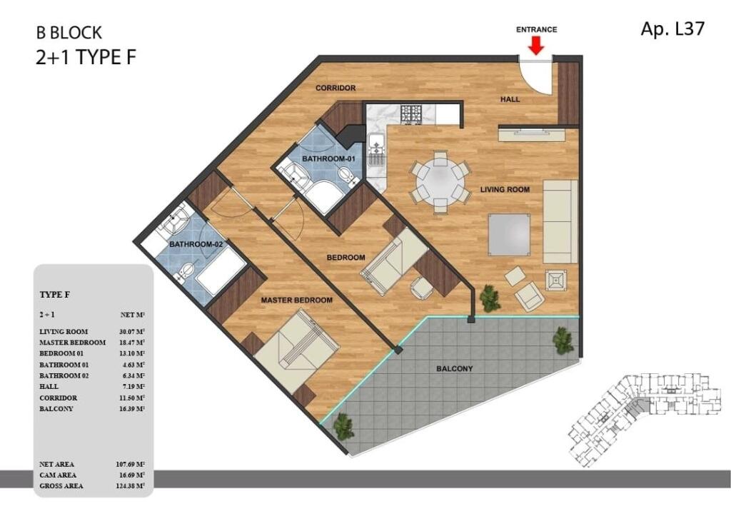 SUPER OCCASIONE VENDIAMO APPARTAMENTO 2+1+2 PRESSO RADISSON