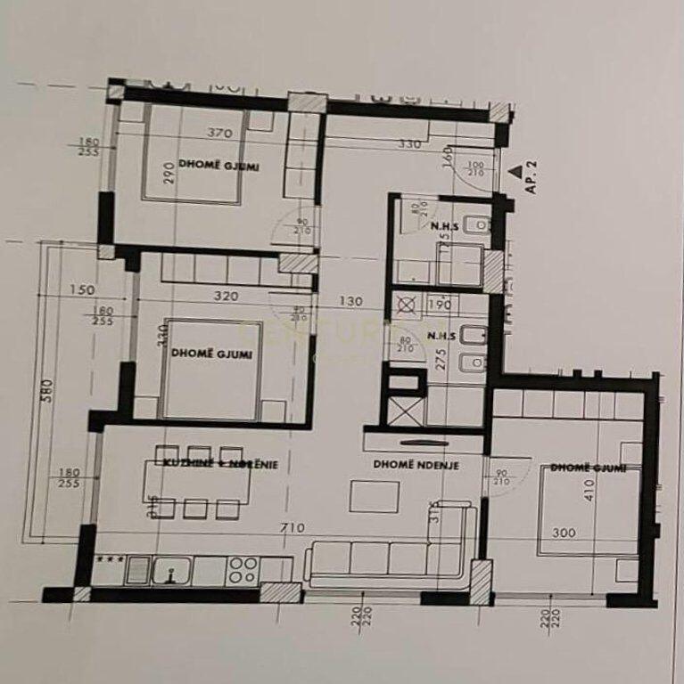 Apartment 3+1+2 For Sale at Former Aviation Field, Tirana