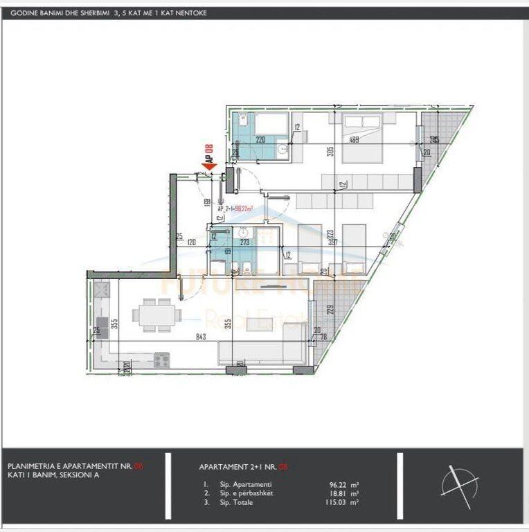 SHITET, 1+1 Apartment, La VIOLA Residence, Paskuqan