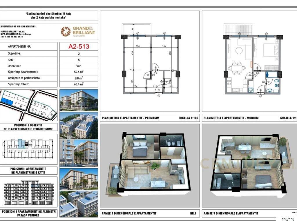 SHITET APARTAMENT 1+1 NE QERRET TEK RESIDENCA PALM PARADISE!