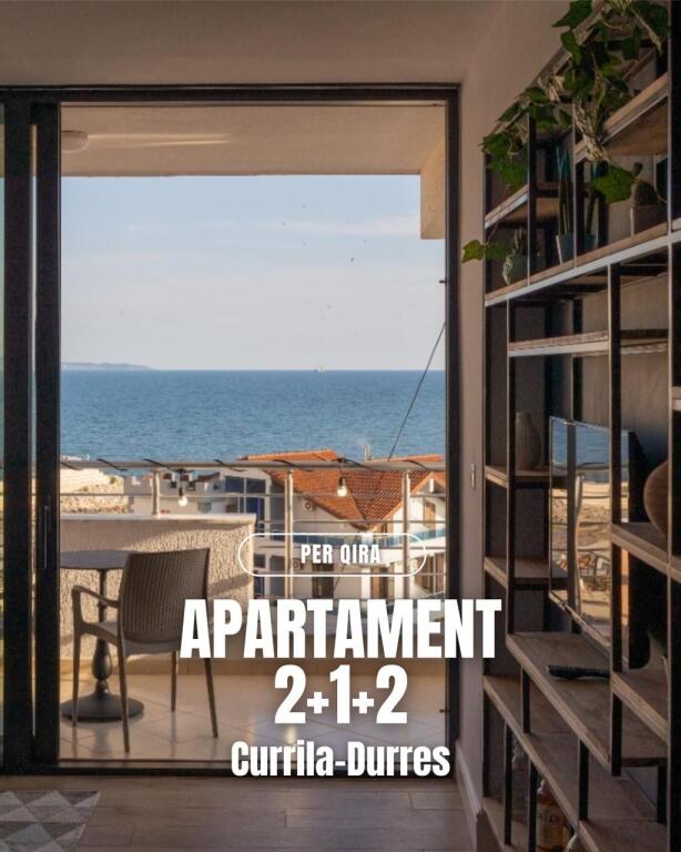 Apartament 2+1+2 per qera- Full Sea View në Currila