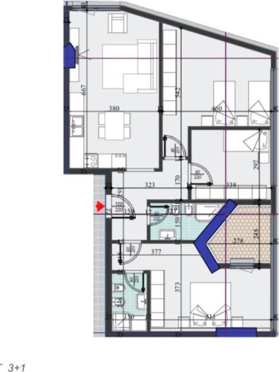 💥OKAZION ✨Shitet Super Apartament 3+1+2 | 📍Colonnade Residence, Rruga Dritan Hoxha