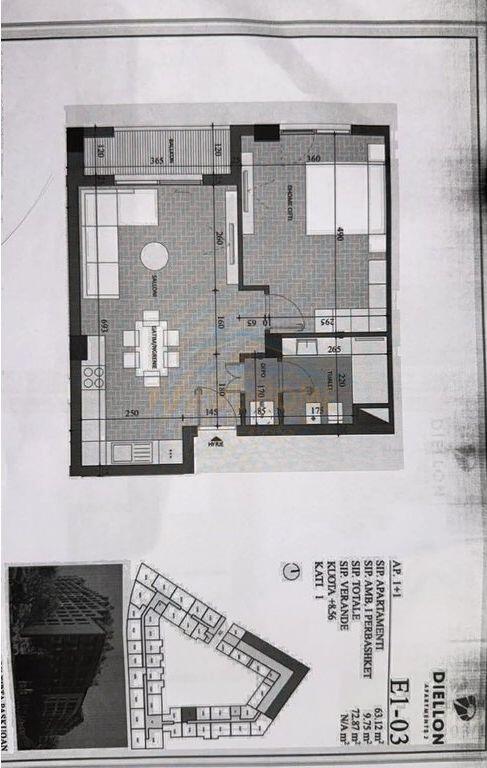 VENDESI APPARTAMENTO 1+1 PASKUQAN, DIELLON RESIDENCE