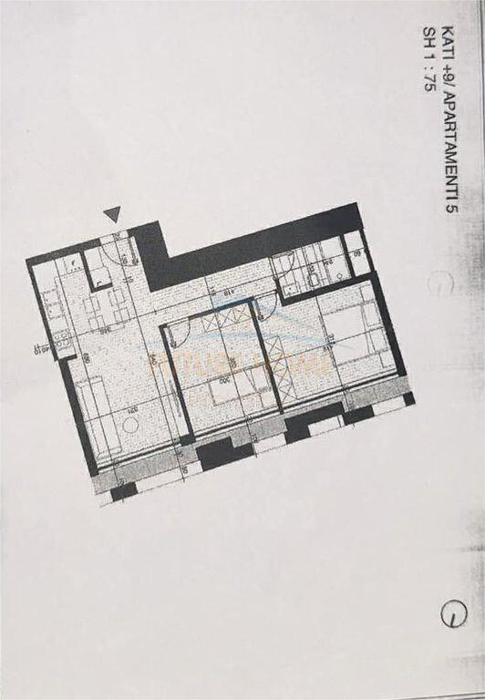 Shitet apartament 2+1 Tirana New Boulevard Tower bulevardi i ri