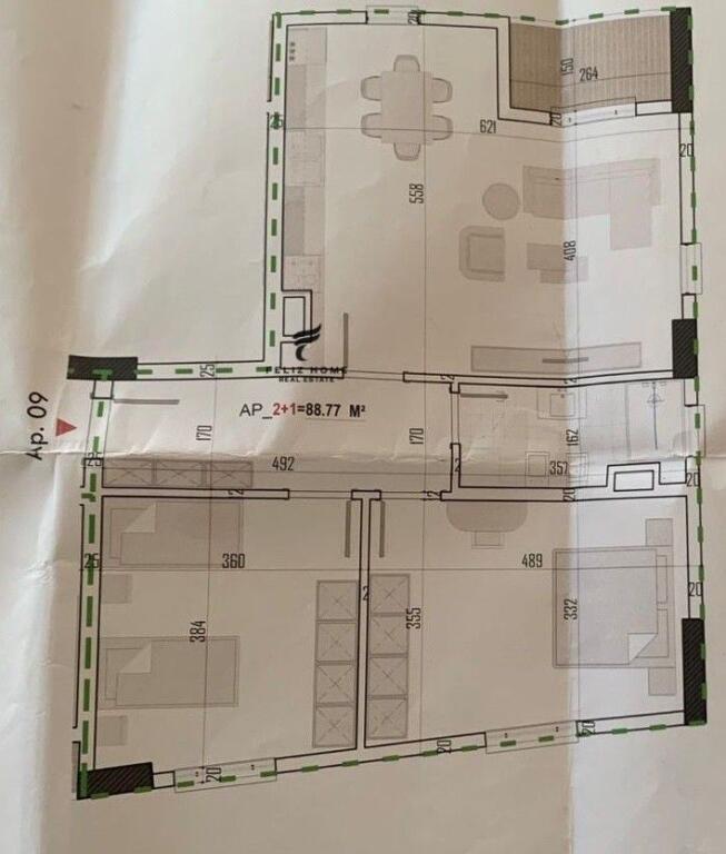 SHITET APARTAMENT 2+1 PASKUQAN 119.000 EURO