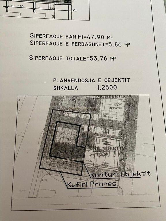 Shitet apartament 1+1 prane Liqenit te Pogradecit 65,000 €