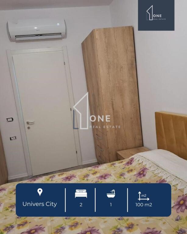 Univers city , 2+1+verande me qera