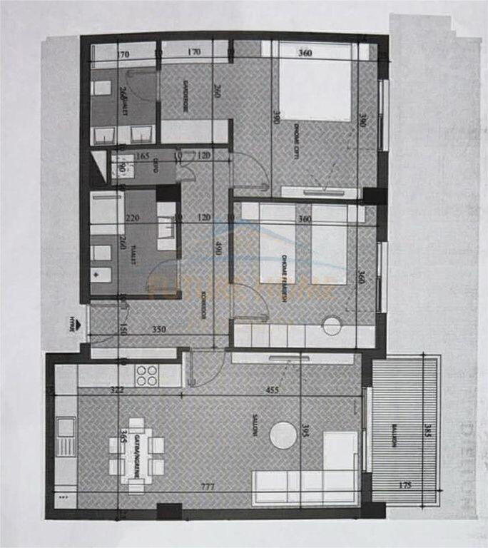 Shitet apartament 2+1+2 Paskuqan Kompleksi Diellon