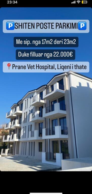 Shiten 4 poste parkimi 105 m2 tek liqeni i thate prane Vet hospital 10.000.000 All