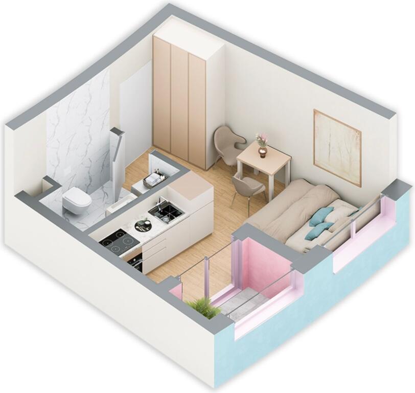 Shitet garsoniere te rezidenza Ballada!