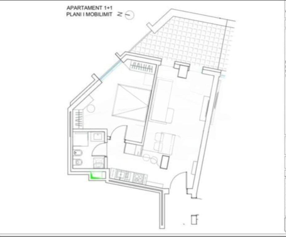 Apartment 1+1 for Sale Student City 128,400 euro