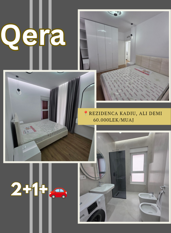Apartment for rent 2+1, Kadiu Residence, Ali Demi