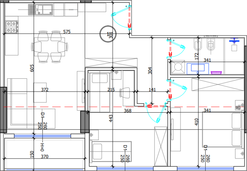 Shitet Apartament 2+1 tek Rezidenca Liburnia, Golem