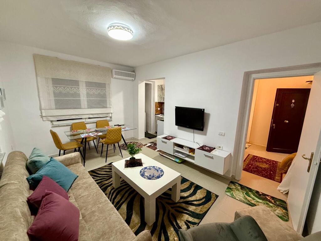 📣 RENT Apartment 1+1 📍 Near 21-Dhjetorit 🛣️ "Kavajes" Street ✨   🏢 Existing Building  🪜 4th Floor (No Elevator)  🛋️ Furnished With Modern Conditions  ✅Never Lived In Before   💶 Price 60,000 Leke/Month