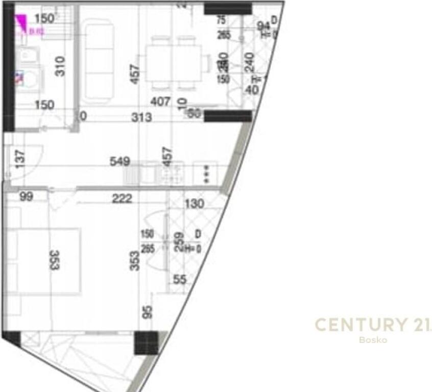 FOR SALE APARTMENT 1+1+2+ PARKING SPACE IN DON BOSKO! 150,000 €