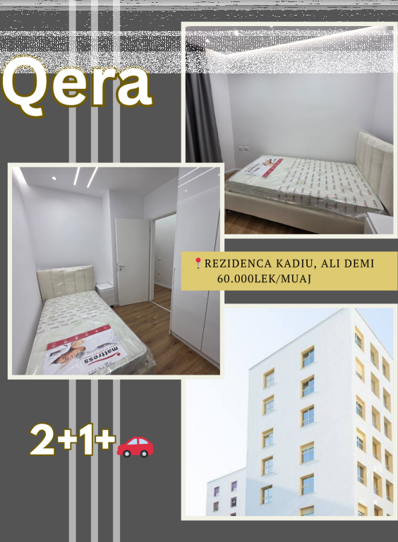 Apartment for rent 2+1, Kadiu Residence, Ali Demi