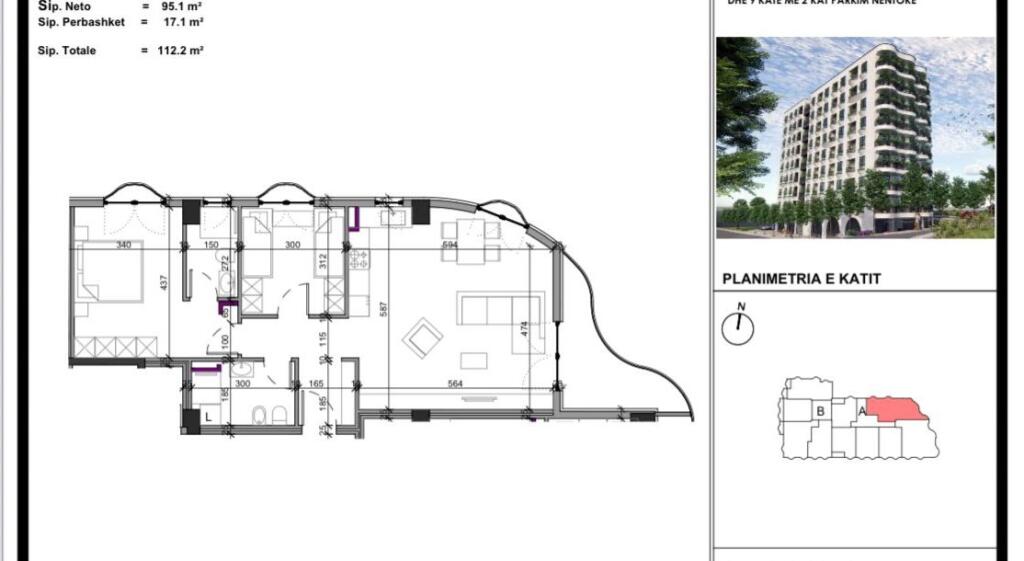 VENDESI APPARTAMENTO 2+1 PASKUQAN 134.640 EURO
