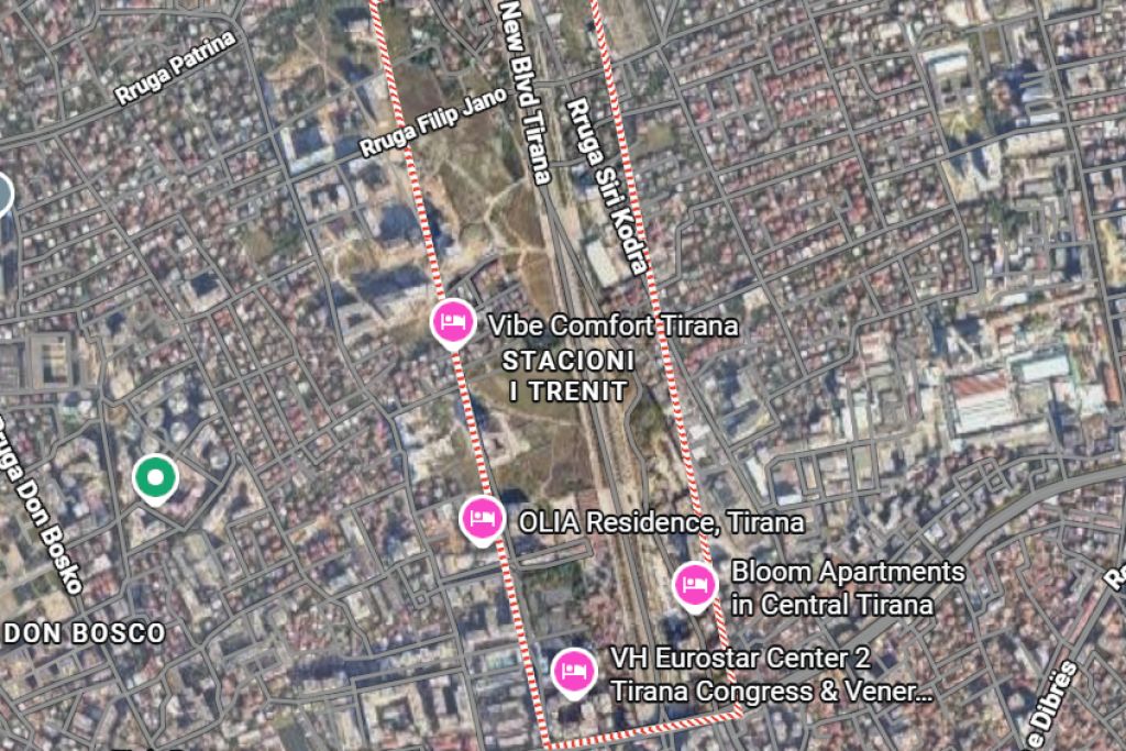 SHITET APARTAMENT 1+1 PRANE STACIONIT TE TRENIT