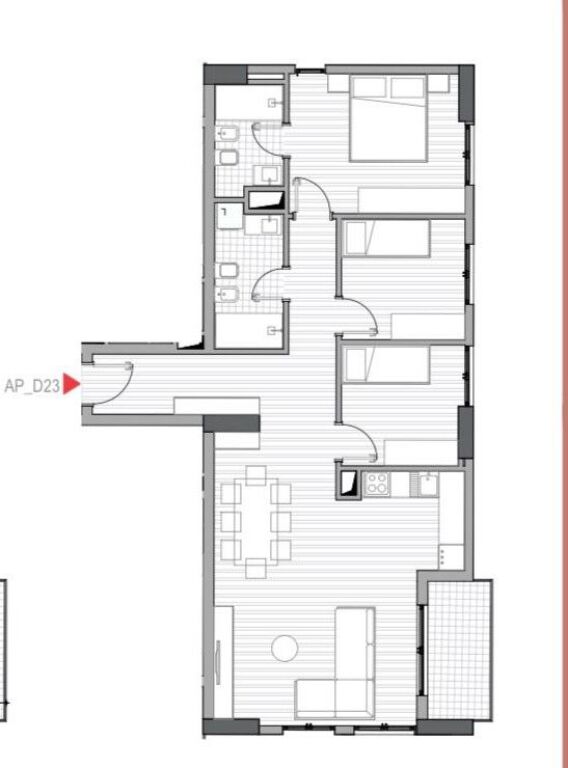 VENDESI APPARTAMENTO 3+1 VIA 5 MAJI 179.000 EURO