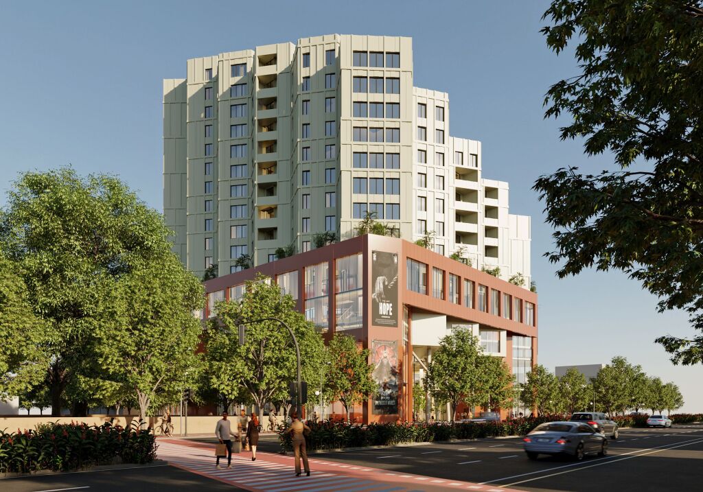 Shitet apartament 1+1 Colonnade Rruga Dritan Hoxha