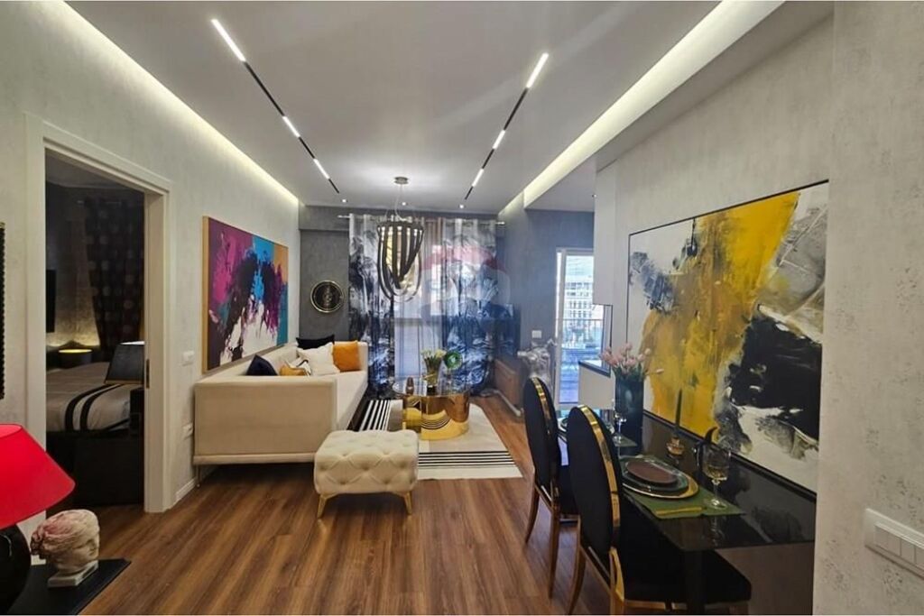 Luxury 1+1 apartment for rent at 21-Dhjetori!