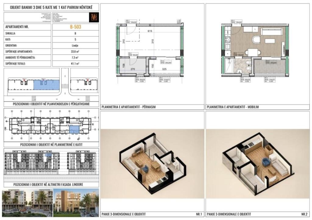 Shiten apartamente te rezidenca vizion 2 ne Malin e Robit