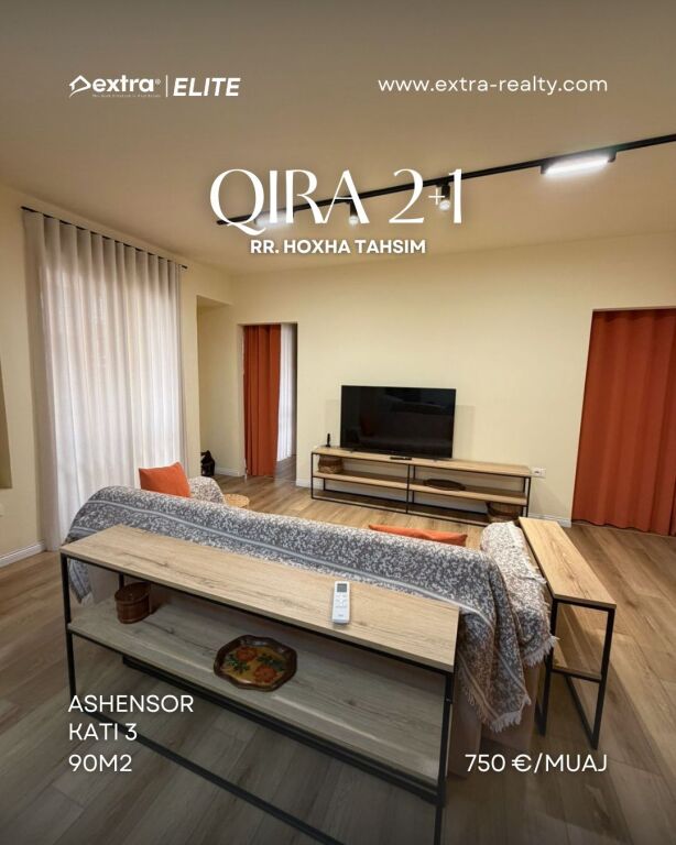 🔥Appartamento 2+1 in Affitto🔥 Via Hoxha Tahsim, Tirana
