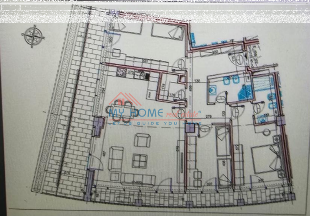 Apartament 3+1+2 Poste Parkimi ne Shitje te Lake View Residence Tirane