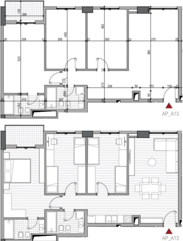 VENDESI APPARTAMENTO 3+1 VIA 5 MAJI 183.000 EURO