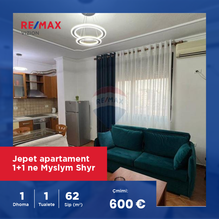 Apartment 1+1 for rent in Myslym Shyr