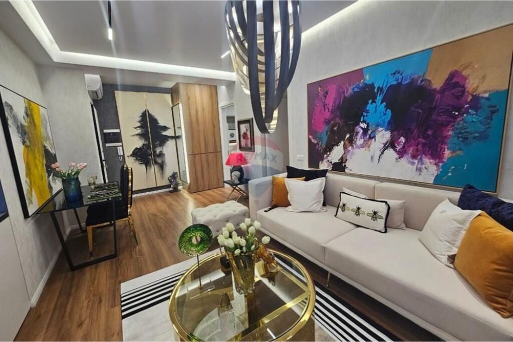 Luxury 1+1 apartment for rent at 21-Dhjetori!