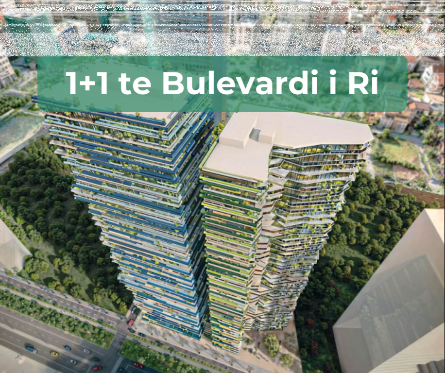 Shitet Apartament 1+1 – Bulevardi i Ri, Tiranë