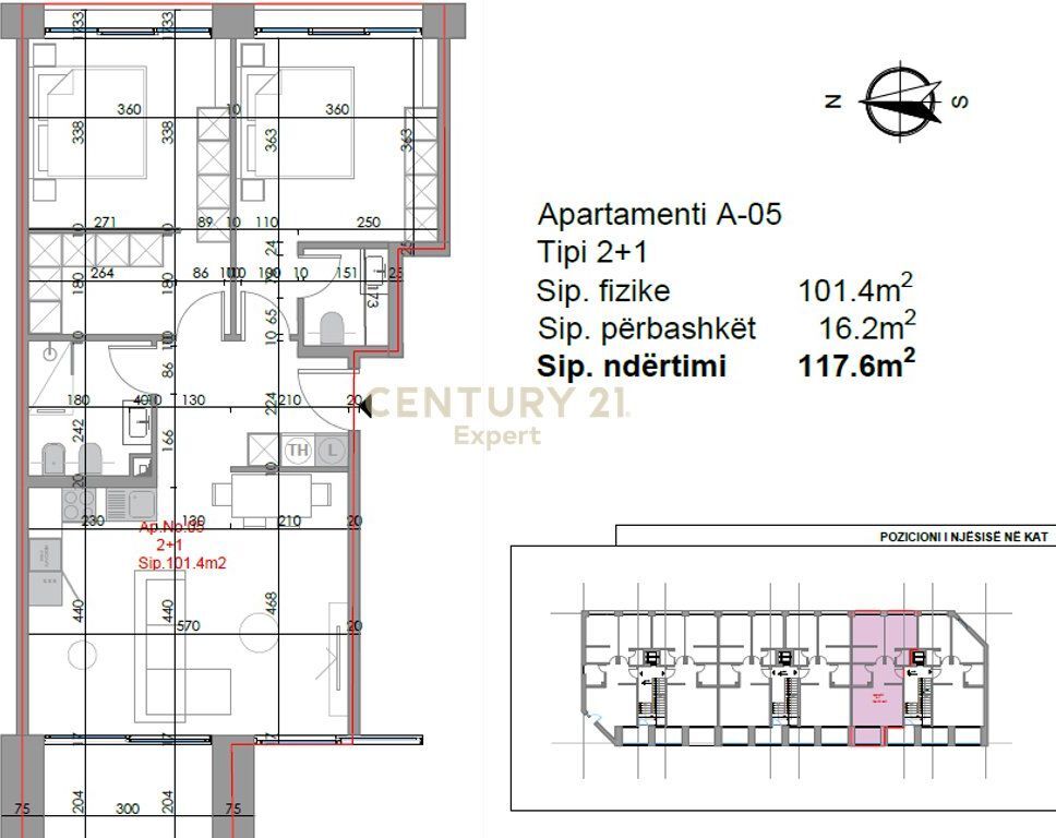 APARTMENT IN THE LALZIO BAY 2+1 FOR SALE