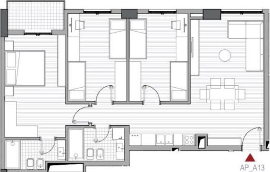 VENDESI APPARTAMENTO 3+1 VIA 5 MAJI 183.000 EURO